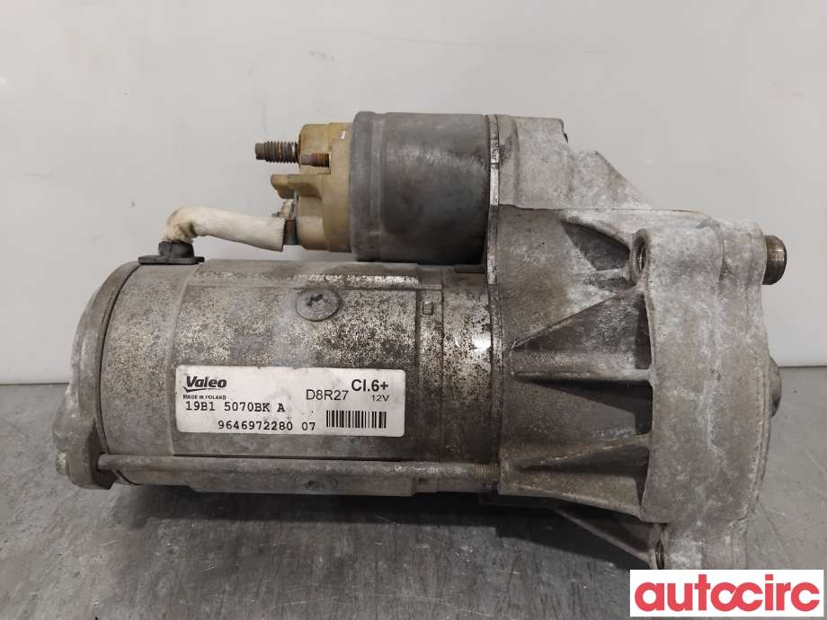 Starter diesel til Citroën Jumpy 2016-->> (Type III)  (CITROEN|5802EF|D8R27|9646972280)
