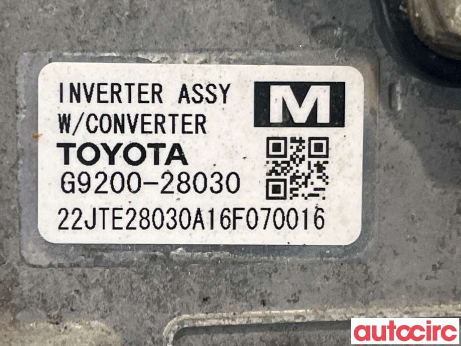 Inverter hybrid til Toyota Prius +7 2012-2020 (Type III) (stasjonsvogn) (stasjonsvogn) (TOYOTA|G920029015||G9200-28030)