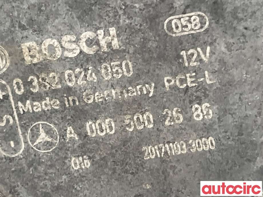 Sirkulasjonspumpe til Mercedes GLE 2015-2018 (Fase 2) (W166) (W166) (MERCEDES|A0005002686|0392024050)