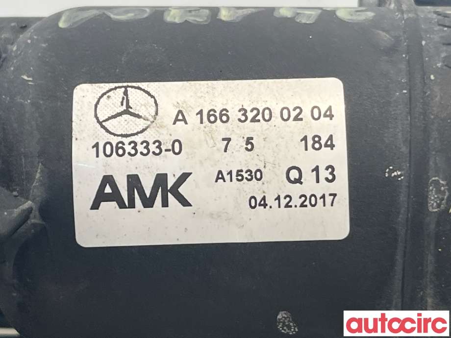 Kompressor nivå/luft til Mercedes GLE 2015-2018 (Fase 2) (W166) (W166) (MERCEDES|A1663200104||A1663200204)