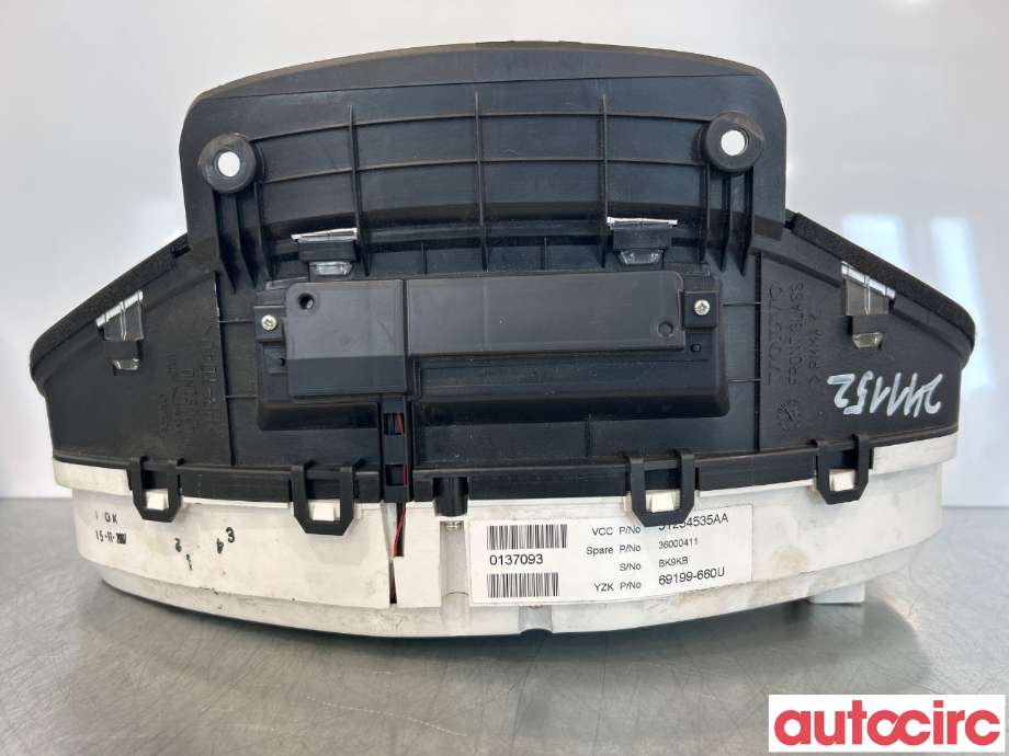 Instrumentpanel til Volvo XC70 2008-2013 (Type II, Fase 1)  (VOLVO|36002195|36000411)