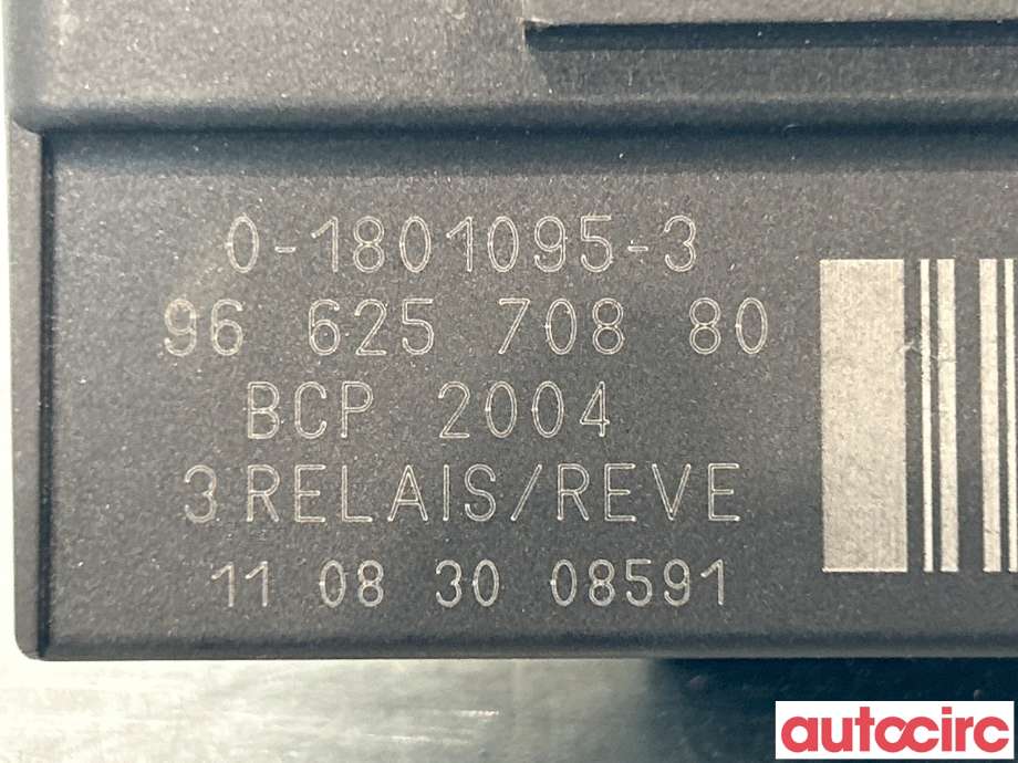 Styreenhet diverse til Peugeot 3008 2009-2016 (Type I)  (PEUGEOT|6500EJ|0-1801095-3|9662570880)