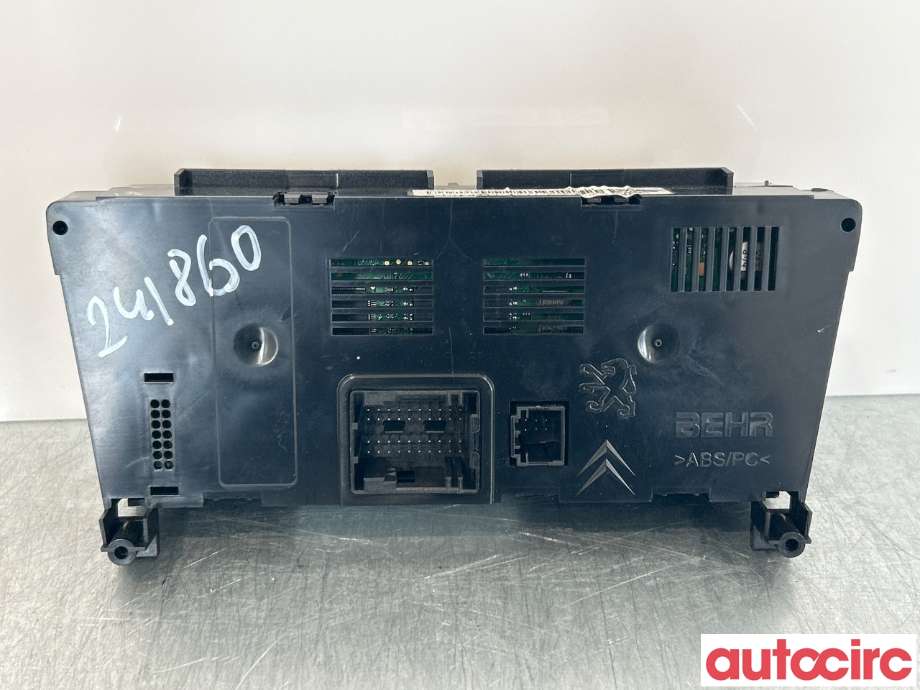 Varmeapparat betjening til Peugeot 3008 2009-2016 (Type I)  (PEUGEOT|6452Y3|96738322XT)