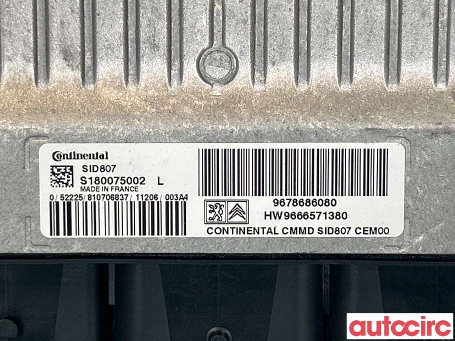 Styreenhet motor til Peugeot 3008 2009-2016 (Type I)  (PEUGEOT|1677620780|S180075002|9666571380)