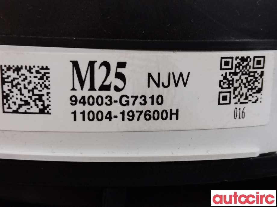 Instrumentpanel til Hyundai Ioniq Electric 2019-->> (Fase 2)  (HYUNDAI|94003G7310|11004-197600H|94003-G7310)