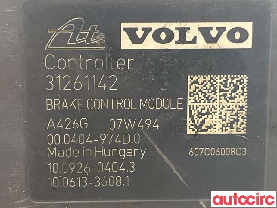 ABS sentral til Volvo XC70 2008-2013 (Type II, Fase 1)  (VOLVO|31261143|100212-01514|31261142)
