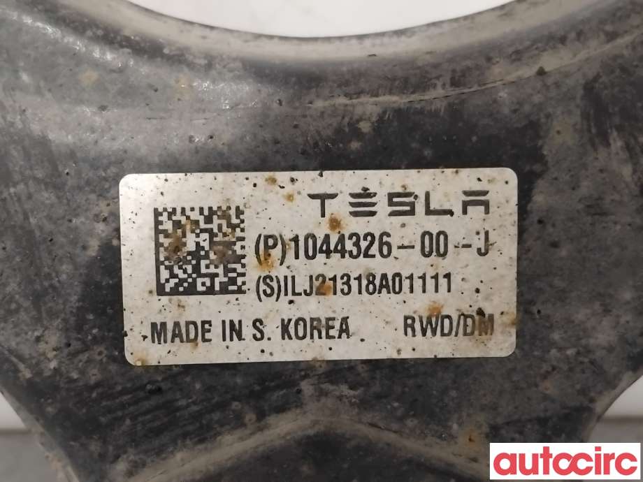 Bærebru høyre foran øvre til Tesla Model 3 2018-2023 (Fase 1)  (TESLA|1044326-00-J|)
