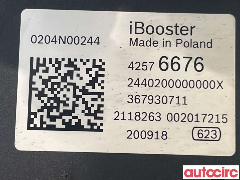 Bremsekraft-forsterker til Opel Ampera-e 2017-->> (Type II)  (OPEL|42576673)