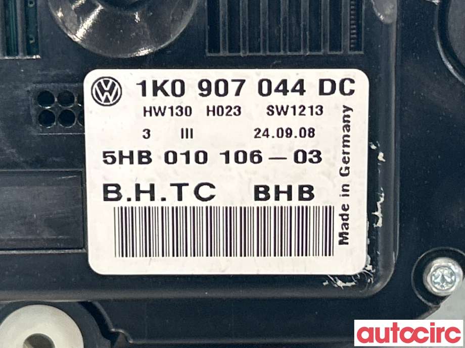 Varmeapparat betjening til VW Tiguan 2007-2011 (Type I, Fase 1)  (VOLKSWAGEN|1K0907044DC)