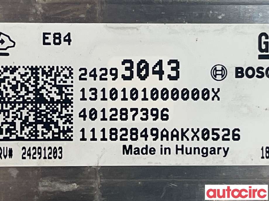 Styreenhet diverse til Opel Ampera-e 2017-->> (Type II)  (OPEL|24291203)