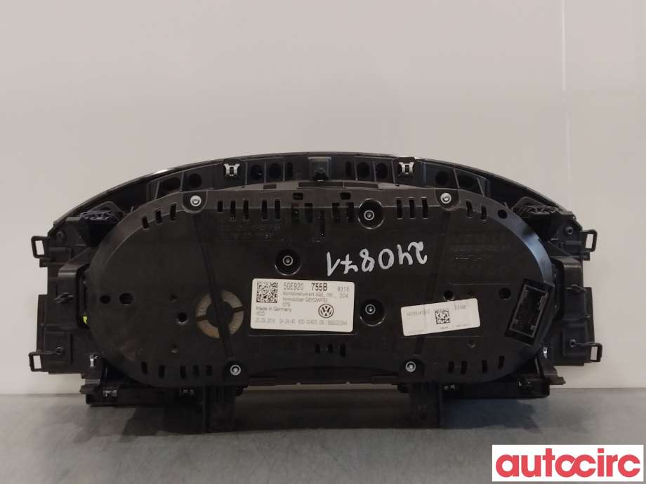 Instrumentpanel til VW e-Golf 2014-2017 (Fase 1)  (VOLKSWAGEN|5GE920755B|A2C99140900)