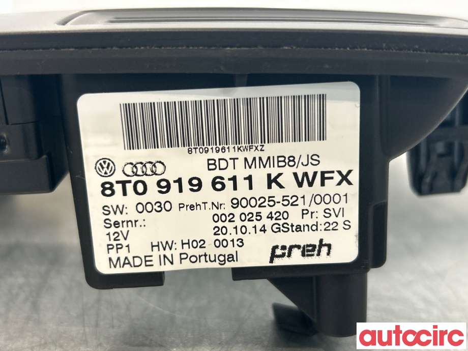 Bryter diverse til Audi A4 2007-2014 (Type IV) (B8) (B8) (AUDI|8T0919611K)