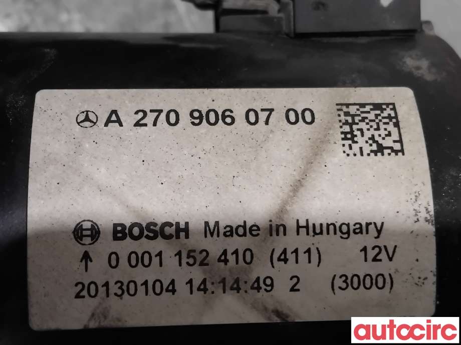 Starter til Mercedes A-Klasse 2012-2018 (W176) (W176) (MERCEDES|A2709060700|0001152410)