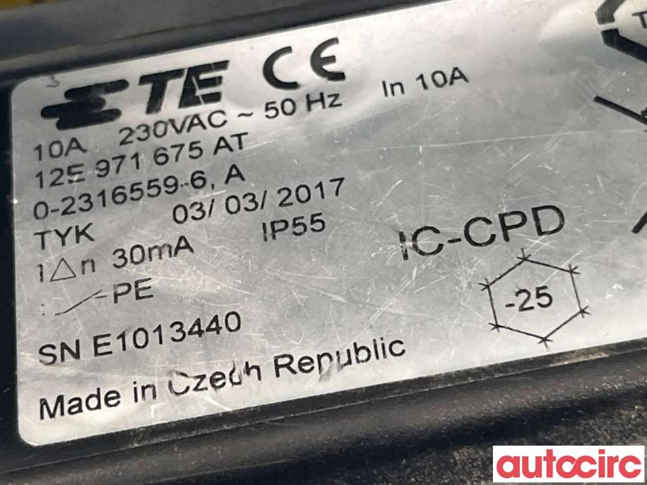 Batterilader kabel til VW e-Golf 2017-2020 (Fase 2)  (VOLKSWAGEN|12E971675CG|)