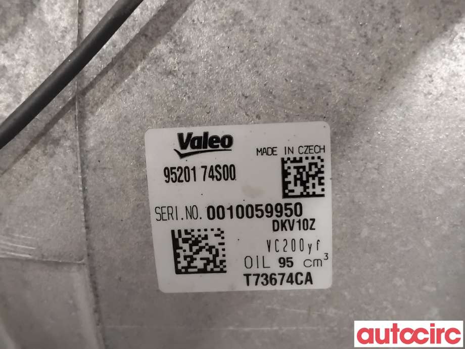Aircondition kompressor til Suzuki Vitara 2015-->> (Type IV)  (SUZUKI|95200-74S00|DKV10Z|9520174S00)