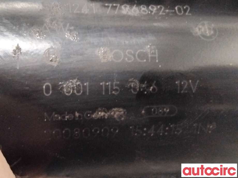 Starter diesel til BMW 5-Serie 2003-2010 (E60/E61) (E60/E61) (BMW|12417796892|0001115046)