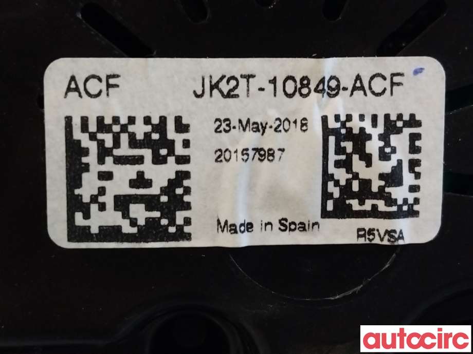 Instrumentpanel til Ford Transit Custom 2013-2023 (Type I)  (FORD|2704154|20157987|JK2T-10849-ACF)