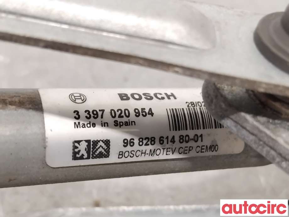 Viskermotor frontrute til Citroën Berlingo 2008-2015 (Type II, Fase 1)  (CITROEN|6405LK|0390241621|9682861480)