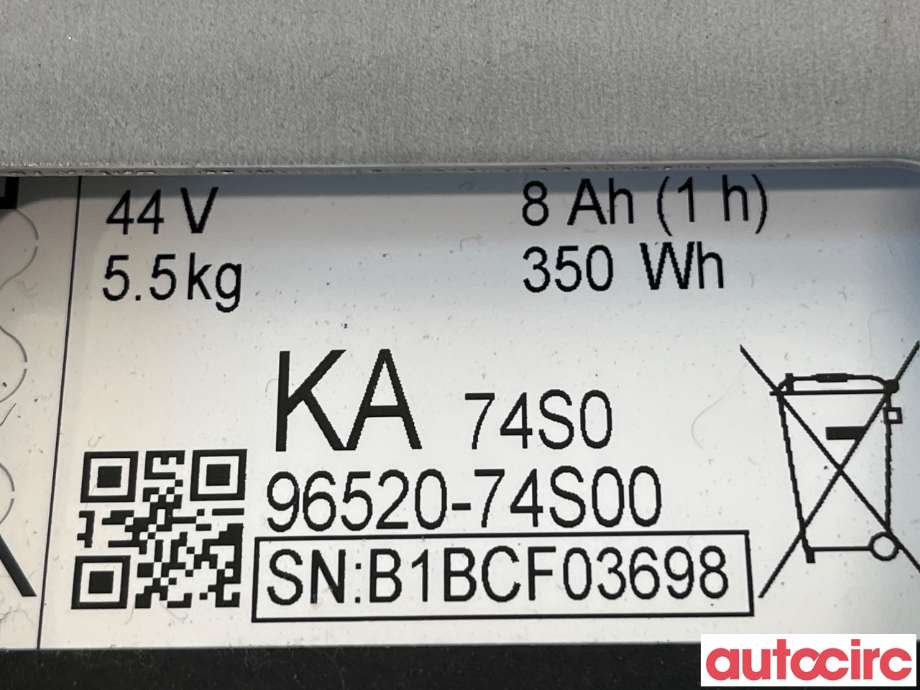 Batteripakke elbil til Suzuki Vitara 2015-->> (Type IV)  (SUZUKI|96520-74SV0-000)