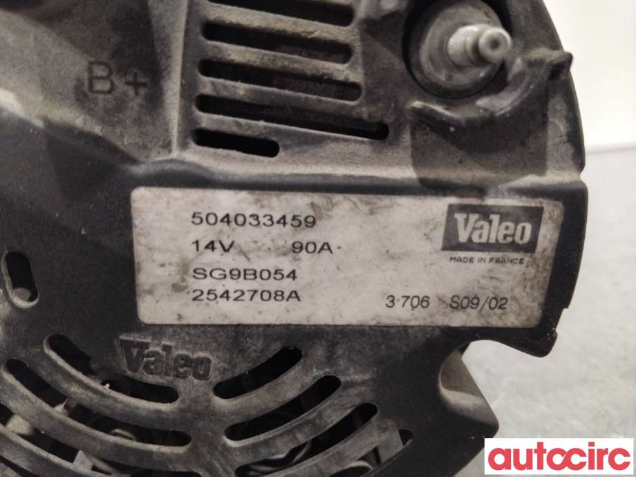 Dynamo til Fiat Ducato 2002-2006  (FIAT|71721786|SG9B054|504033459)