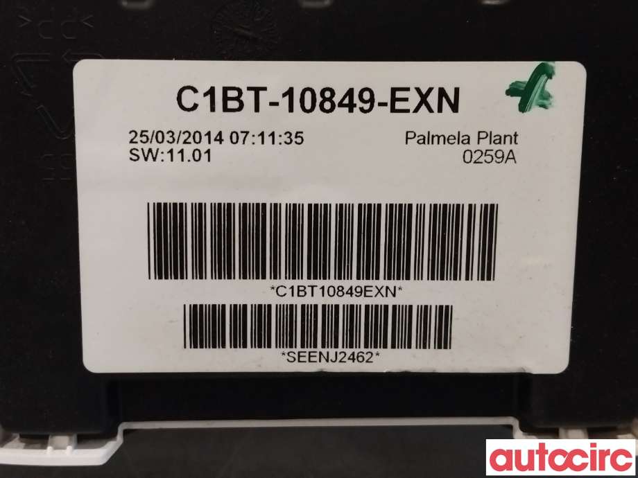 Instrumentpanel til Ford Fiesta 2013-2017 (Type VI, Fase 2)  (FORD|2086524||C1BT-10849-EXN)