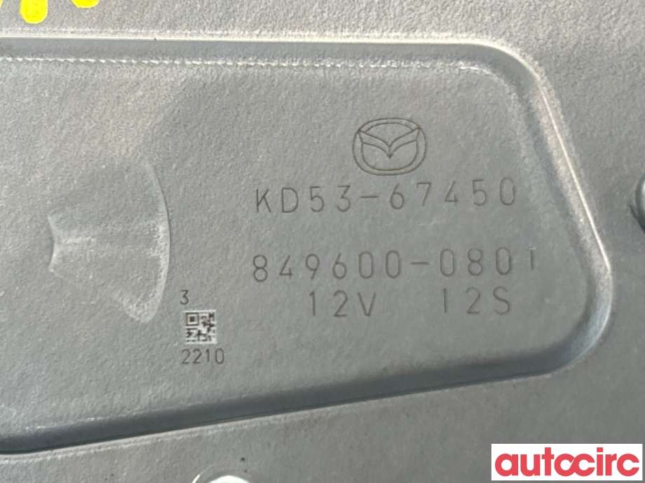 Viskermotor bakrute til Mazda CX-5 2012-2017 (Type I)  (MAZDA|KD53-67-450|KD5367450)