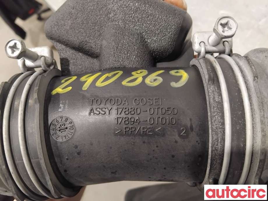 Luftslange innsug til Toyota Auris 2013-2015 (Type II, Fase 1)  (TOYOTA|17894-0T010||17880-0T050)