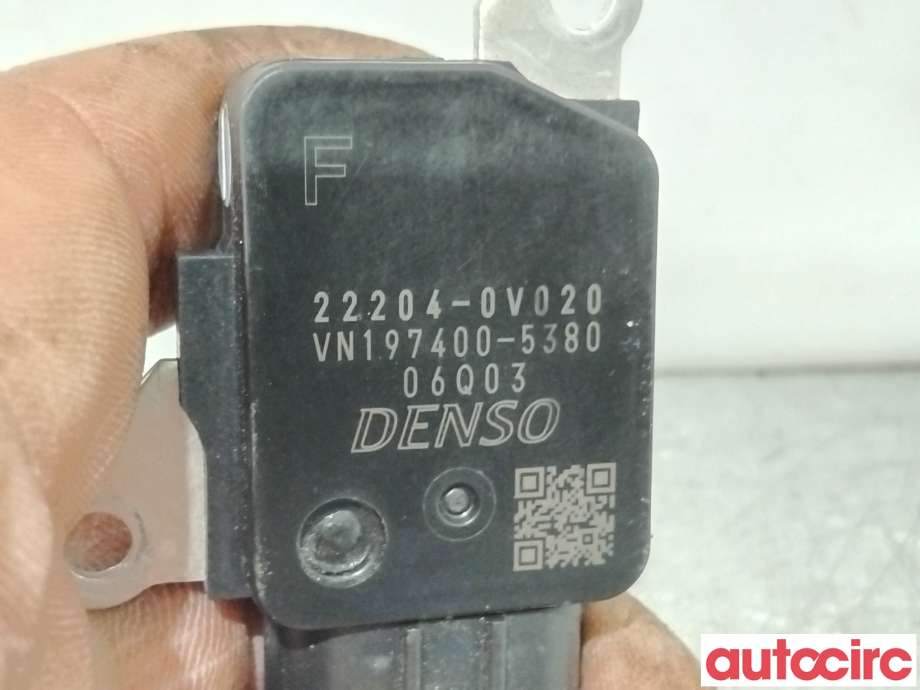 Luftmengde/luftmassemåler til Toyota Auris 2013-2015 (Type II, Fase 1)  (TOYOTA|222040V020|VN197400-5380|22204-0V020)