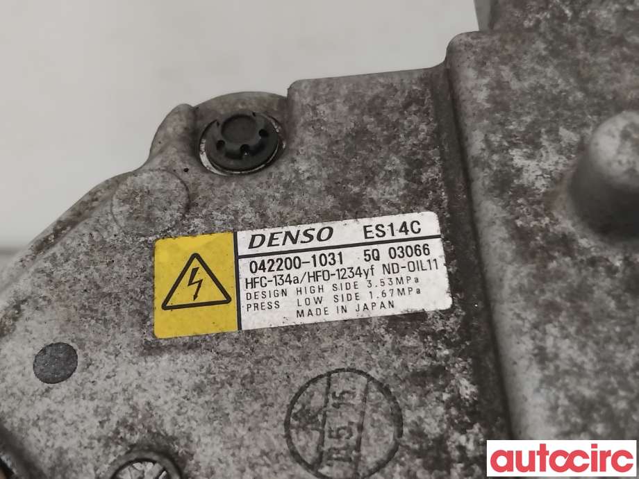 Aircondition kompressor til Toyota Auris 2013-2015 (Type II, Fase 1)  (TOYOTA|8837047032|042200-1031|)