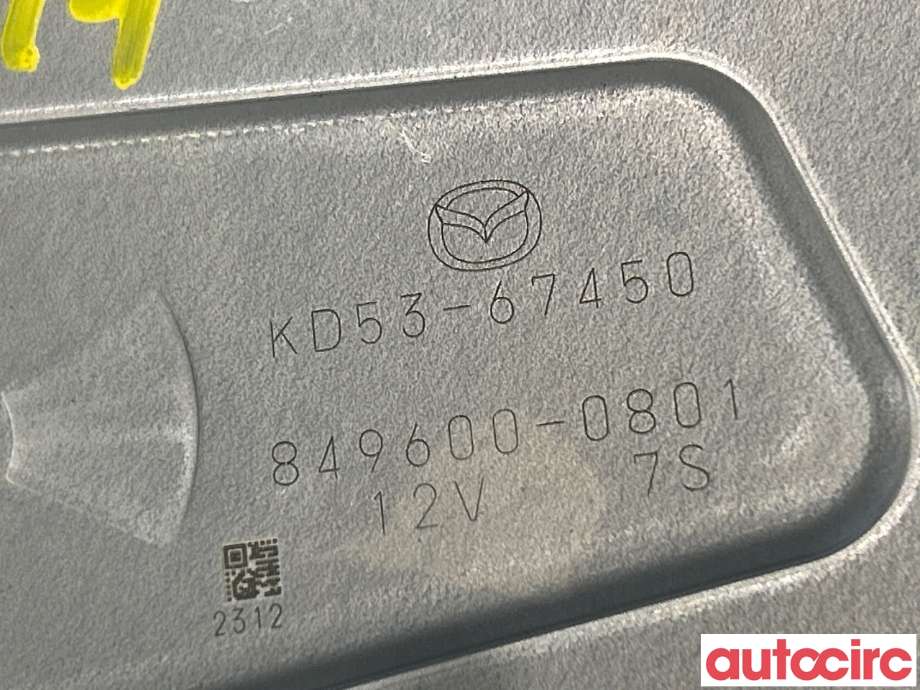 Viskermotor bakrute til Mazda CX-5 2012-2017 (Type I)  (MAZDA|KD5367450)