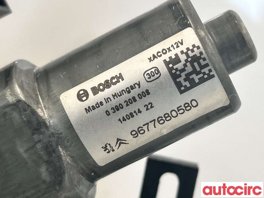 Viskermotor bakrute til Peugeot 2008 2013-2019 (Type I)  (PEUGEOT|9677680580|0390208008|9819523180)