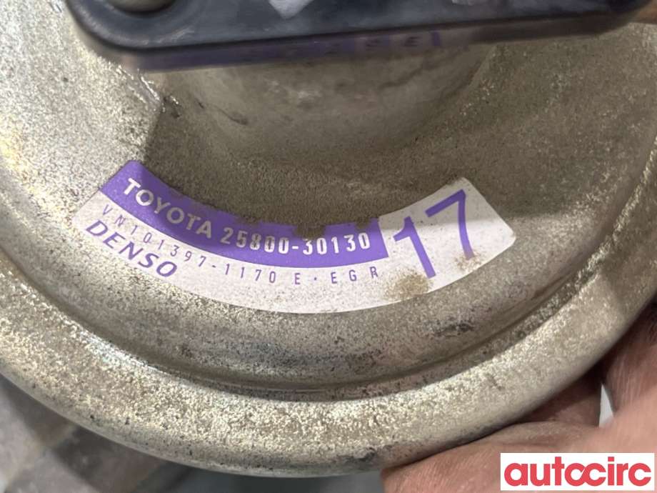 EGR-ventil til Toyota Hiace 2007-2012 (Fase 3)  (TOYOTA|2580030130|101397-1170|25800-30130)