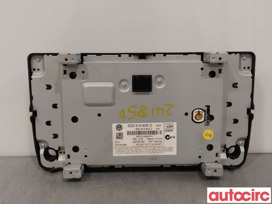 Bilstereo til VW Golf VII 2012-2017 (Fase 1)  (VOLKSWAGEN|5G0919605D|)
