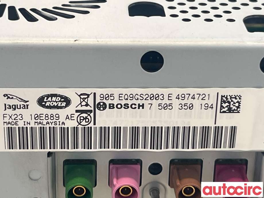 Multimedia display (MCU - Media Controller Unit) til Jaguar XF 2008-2015 (X250) (X250) (JAGUAR|C2Z29564)