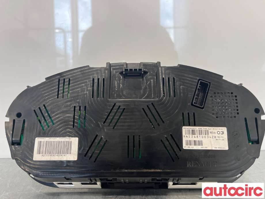 Instrumentpanel til Renault Megane 2009-2016 Type III  (RENAULT|248100342R)