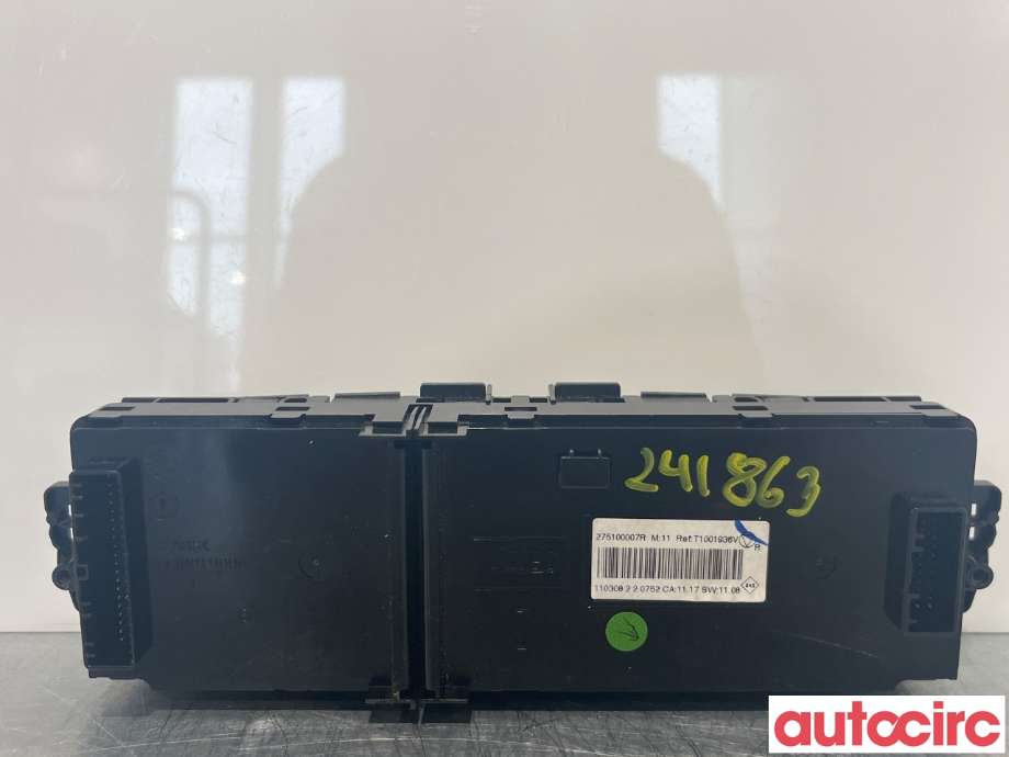 Varmeapparat betjening til Renault Megane 2009-2016 Type III  (RENAULT|275100007R)