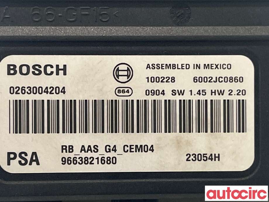 Styreenhet parkering til Citroën Berlingo 2008-2015 (Type II, Fase 1)  (CITROEN|6590EP)