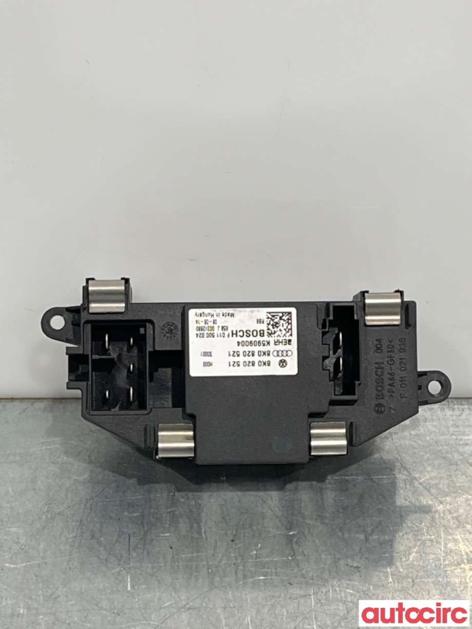 Varmeapparat motstand til Audi A4 2007-2014 (Type IV) (B8) (B8) (AUDI|8K0820521B|F011500024|8K0820521)