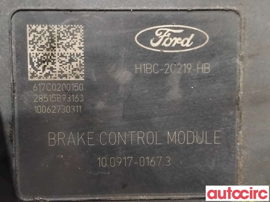 ABS sentral til Ford Fiesta 2017-->> (Type VII)  (FORD|2329134|100917-01673|H1BC-2B373-HB)
