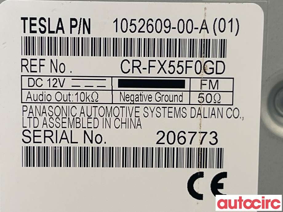 Bilstereo diverse til Tesla Model S 2016-2021 (Fase 2)  (TESLA|1052609-00-A)