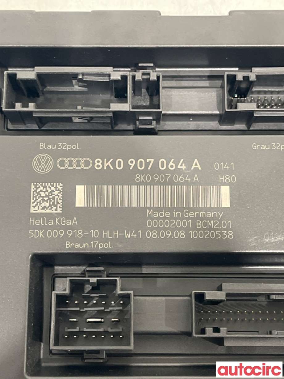 Styreenhet comfort (BCM) til Audi A4 2007-2014 (Type IV) (B8) (B8) (AUDI|8K0907064CQ|5DK009918-10|8K0907064A)