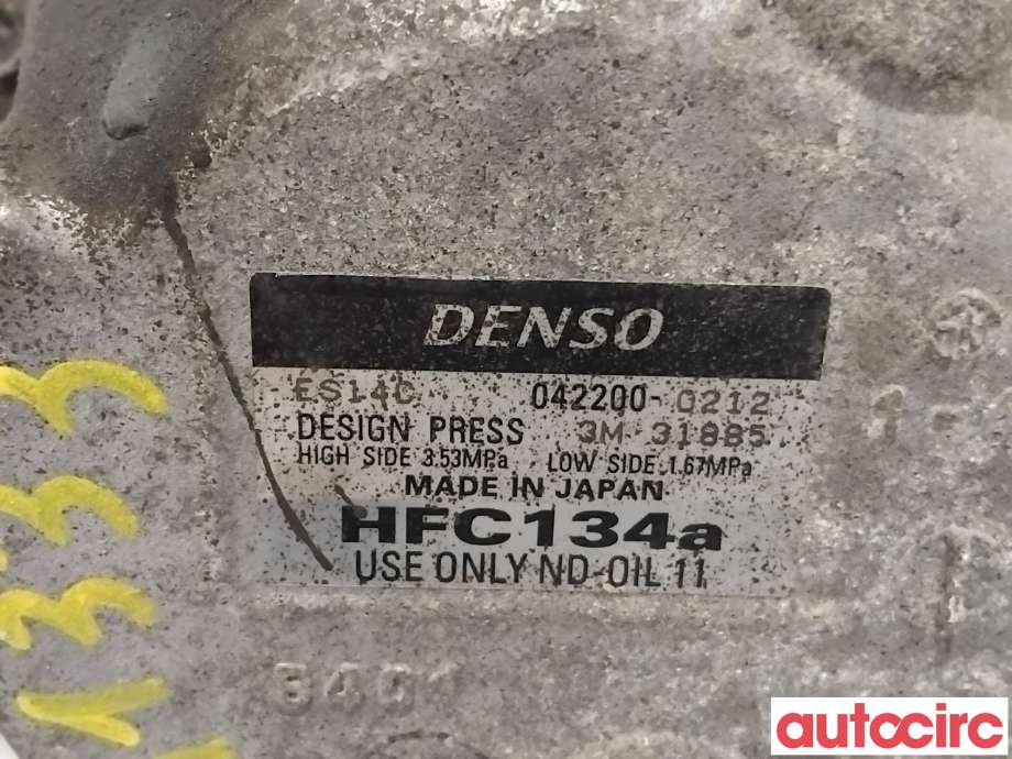 Aircondition kompressor til Toyota Prius 2009-2016 (Type III) (COMBI) (COMBI) (TOYOTA|8837047030|042200-0212|)