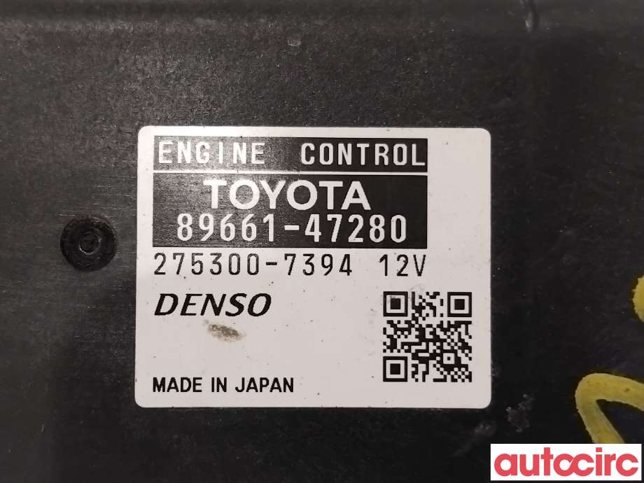 Styreenhet motor til Toyota Prius 2009-2016 (Type III) (COMBI) (COMBI) (TOYOTA|8960047320|275300-7394|89661-47280)