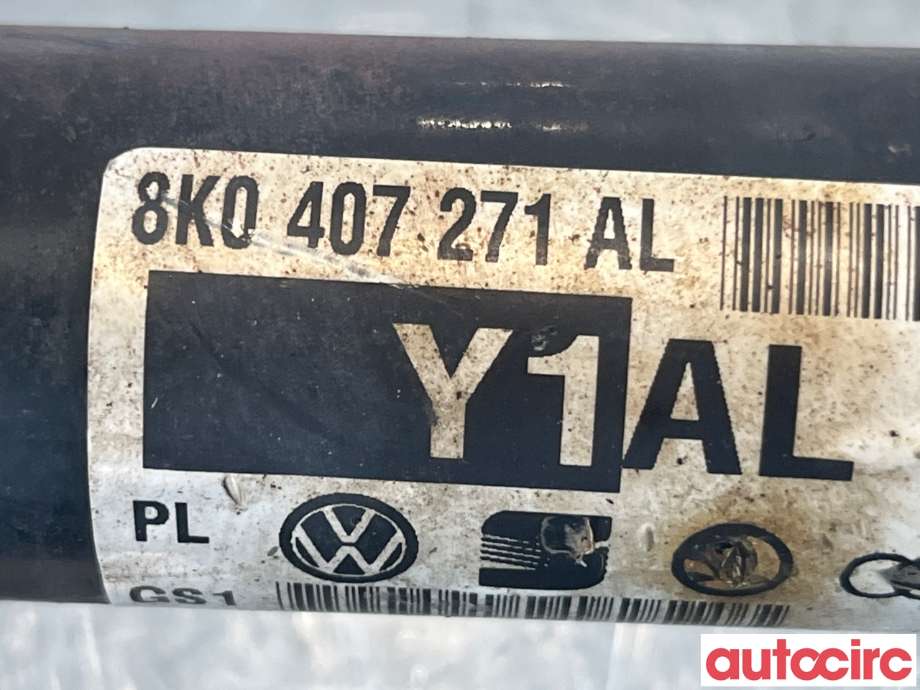 Drivaksel venstre foran til Audi A4 2007-2014 (Type IV) (B8) (B8) (AUDI|8K0407271AL|Y1AI)