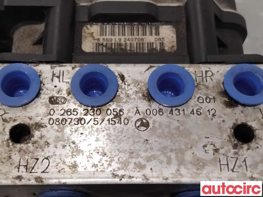 ABS sentral til Mercedes B-Klasse 2008-2011 (Fase 2) (W245) (W245) (MERCEDES|A0064316412|0265230056|A0064314612)