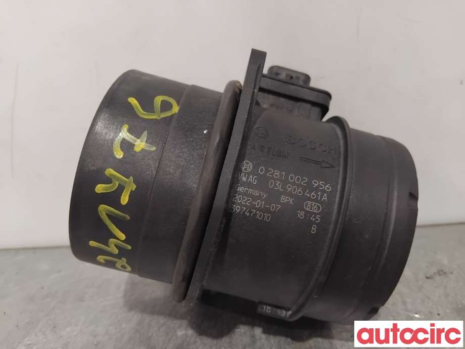 Luftmengde/luftmassemåler til VW Transporter / Caravelle 2019-->> (T6.1) (T6.1) (VOLKSWAGEN|03L906461A|0281002956)
