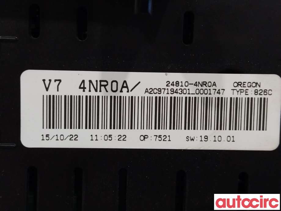 Instrumentpanel til Nissan Leaf 2011-2017 (Type I)  (NISSAN|248104NR0A|A2C97194301|24810-4NR0A)