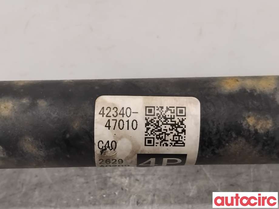 Drivaksel høyre bak, elbil til Toyota Yaris 2014-2020 (Type III, Fase 2)  (TOYOTA|4234047010||42340-47010)