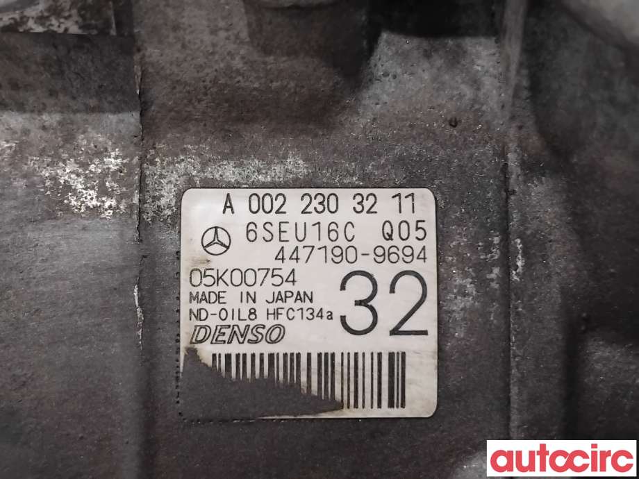 Aircondition kompressor til Mercedes GLK 2008-2015 (X204) (X204) (MERCEDES|A0022303211|447190-9694)