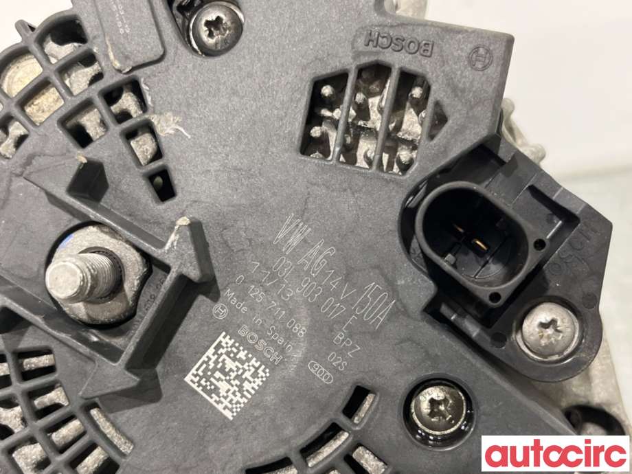 Dynamo til Audi A5 2007-2016 (Type I)  (AUDI|03L903017EX|0125711088|03L903017E)